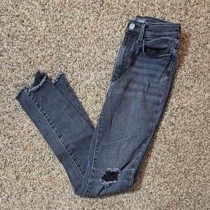 High-Waisted Rockstar Stretch Ripped Jeggings - Girl's